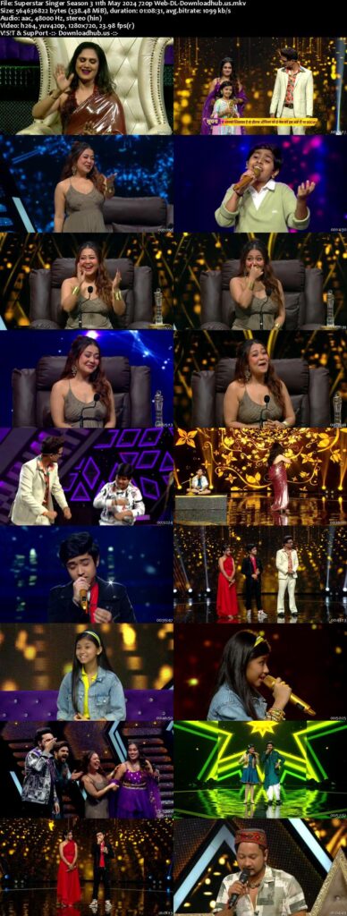 Superstar Singer Season 3 11th May 2024 1080p 720p 480p Web-DL