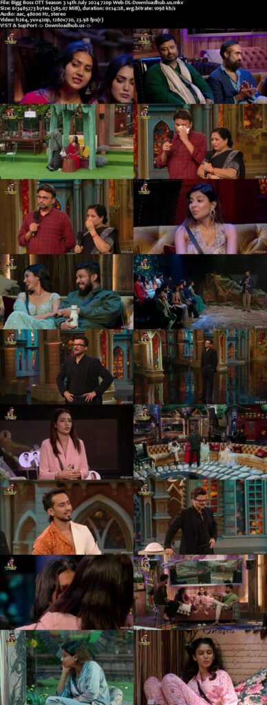 Bigg Boss OTT Season 3 14th July 2024 1080p 720p 480p Web-DL
