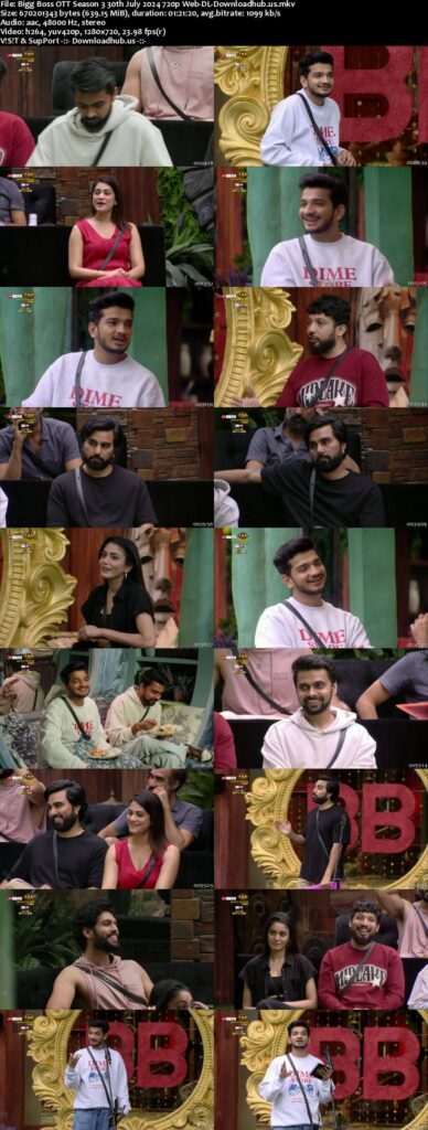 Bigg Boss OTT Season 3 30th July 2024 1080p 720p 480p Web-DL