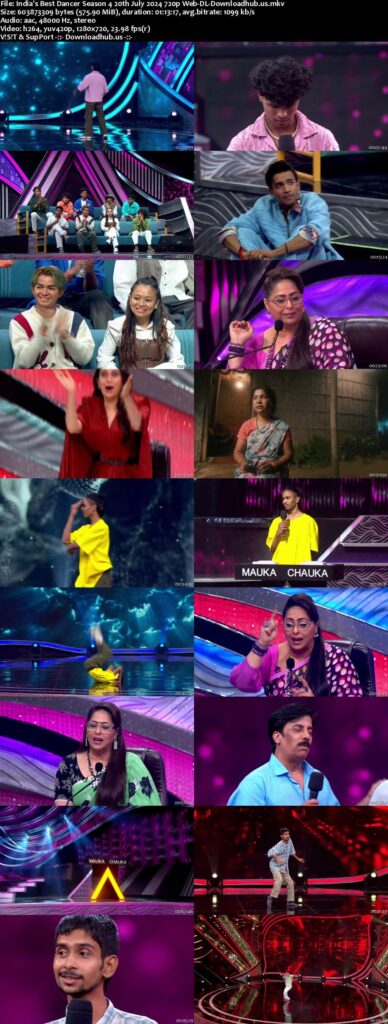 India’s Best Dancer Season 4 20th July 2024 1080p 720p 480p Web-DL