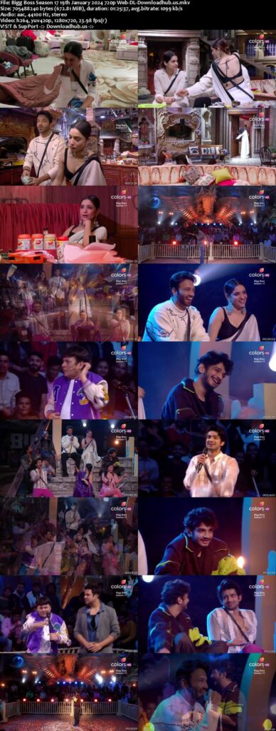 Bigg Boss Season 17 19th January 2024 1080p 720p 480p Web-DL