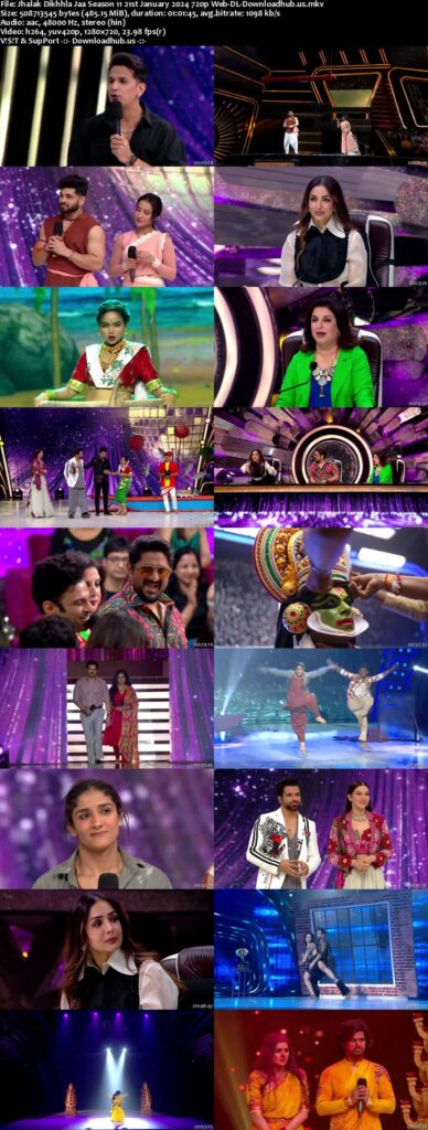 Jhalak Dikhhla Jaa Season 11 21st January 2024 1080p 720p 480p Web-DL