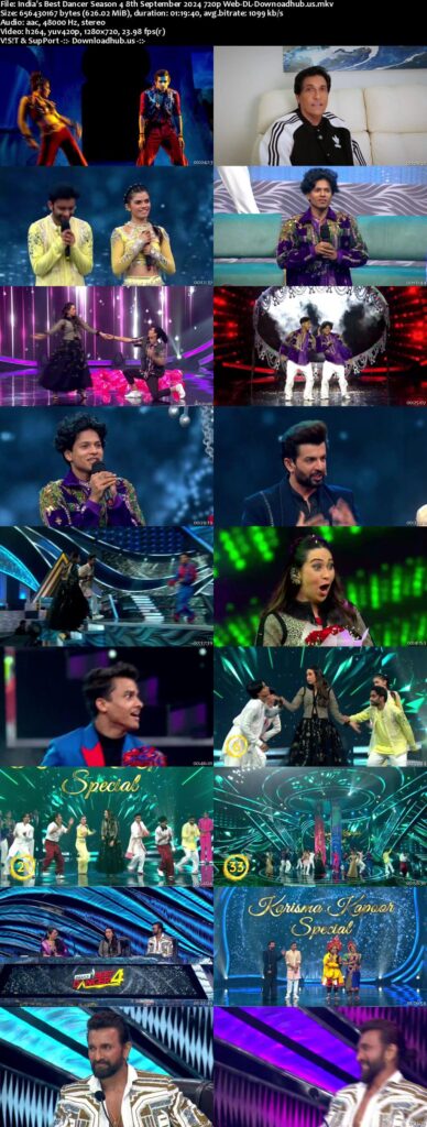 India’s Best Dancer Season 4 8th September 2024 1080p 720p 480p Web-DL