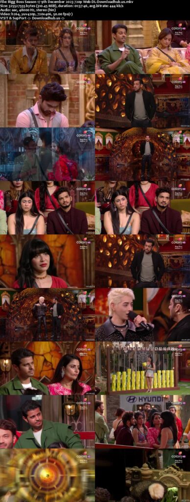 Bigg Boss Season 17 9th December 2023 1080p 720p 480p Web-DL