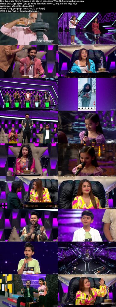 Superstar Singer Season 3 9th March 2024 1080p 720p 480p Web-DL
