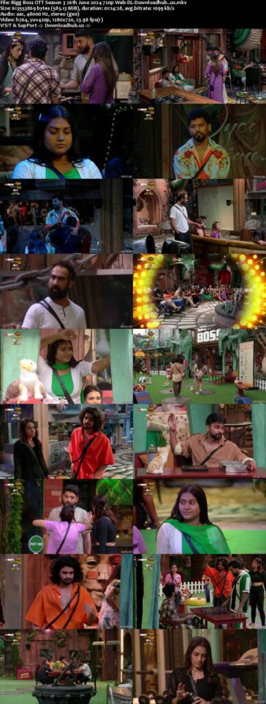 Bigg Boss OTT Season 3 26th June 2024 1080p 720p 480p Web-DL