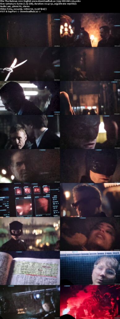 The Batman 2022 English 720p 480p HDCAM x264